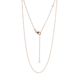 rose gold adjustable 16-20 inch chain