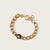 Lunar Curb Link Bracelet in Gold