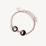 double moon pallene bracelet in rose gold