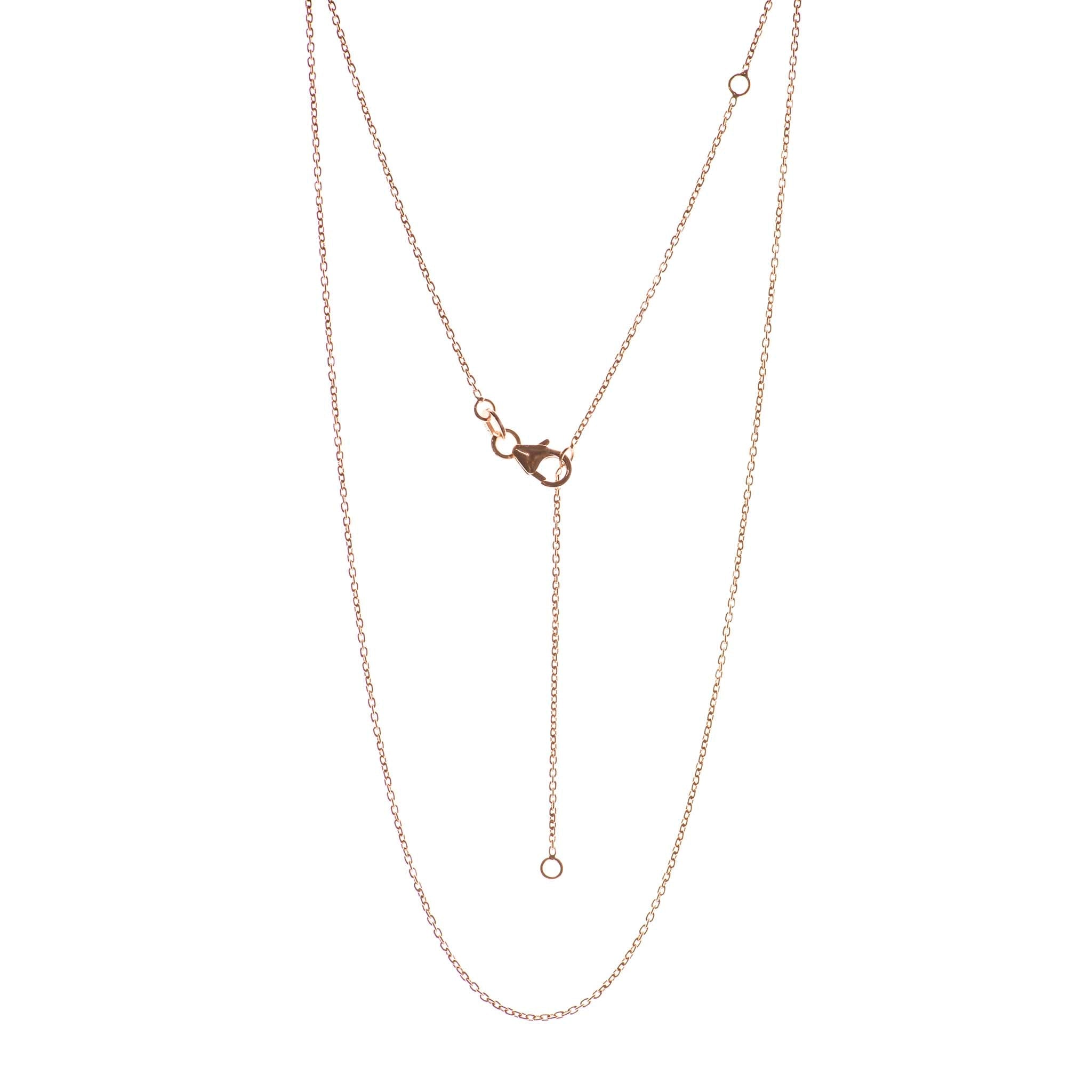 Rose gold adjustable 16-20 Inch chain