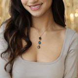 mini usambara necklace in gold