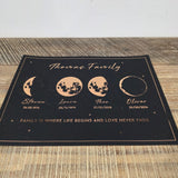 lunar reveal print - 4 moons