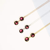 pink moon mini ituri necklace
