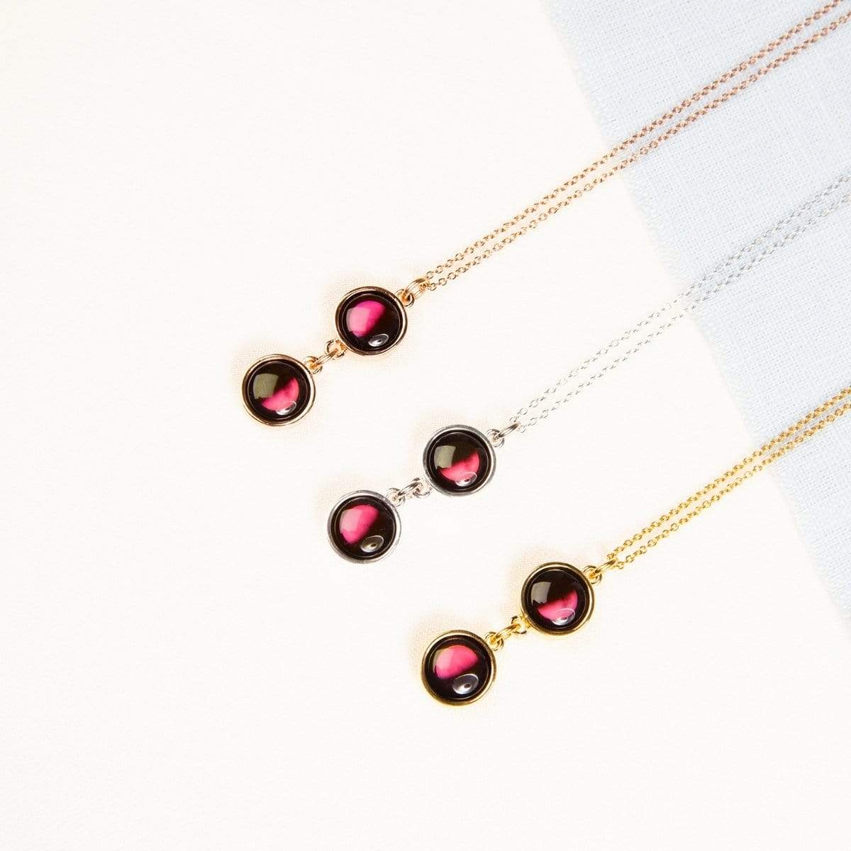 Pink Moon Mini Ituri Necklace