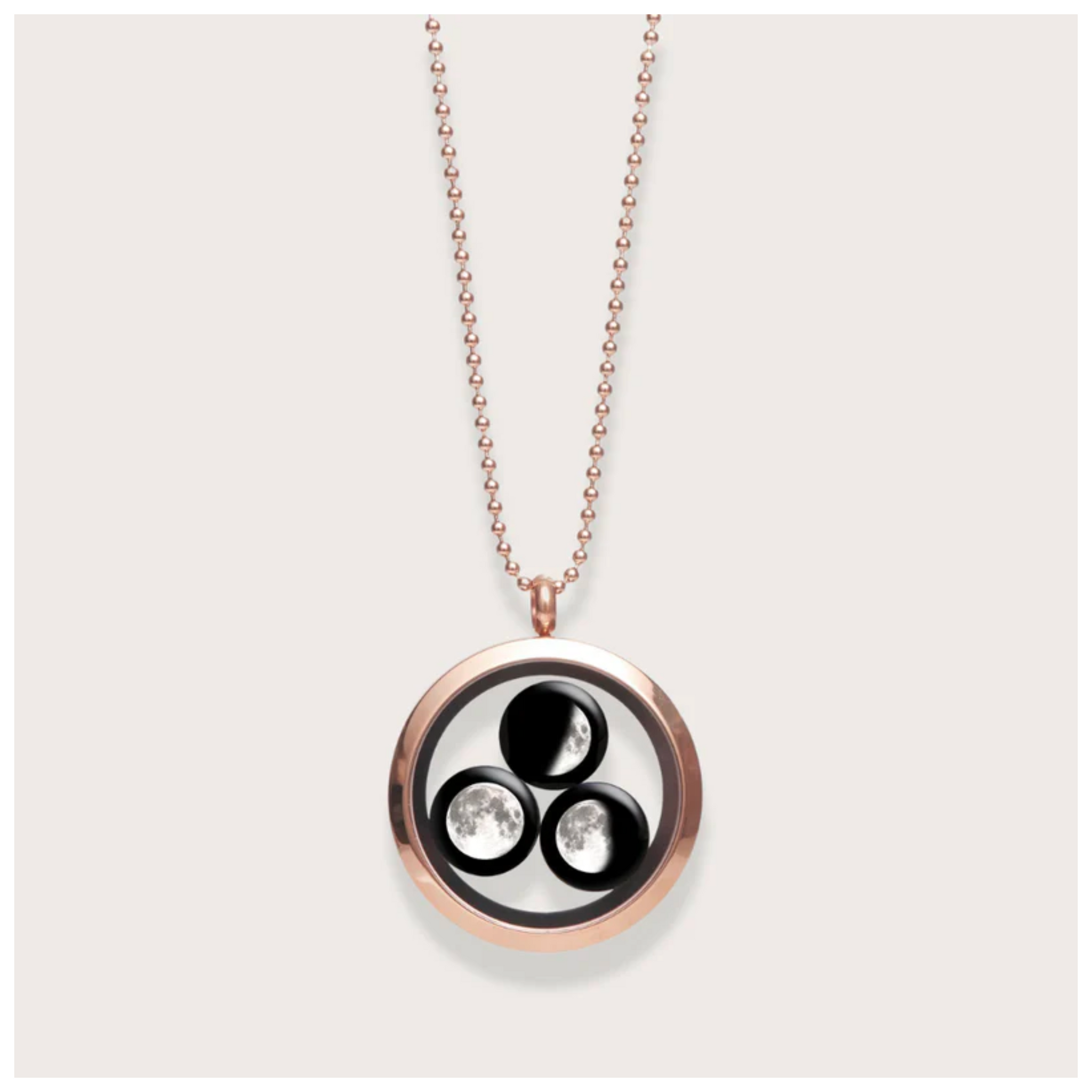 Family Locket in Rose Gold