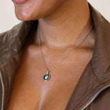 sky light necklace in stainless steel