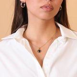 sky light necklace in gold