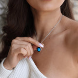 luna necklace in stainless steel