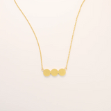gold lunar horizon necklace
