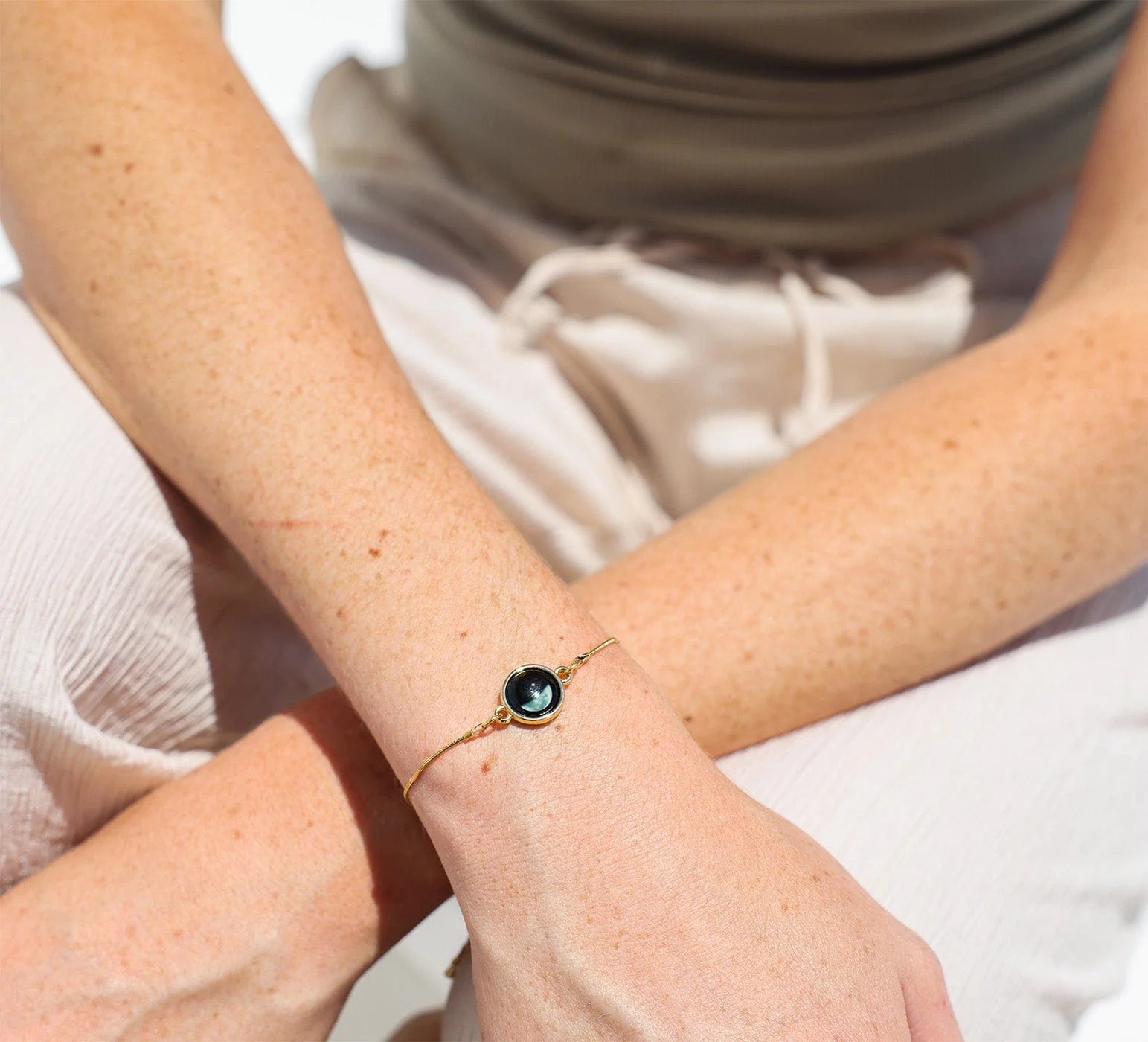 Mini Satellite Bracelet in Gold