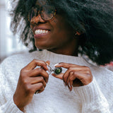 regio keychain in pewter