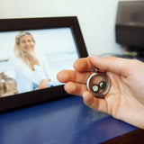 lovers in the locket necklace in stainless steel