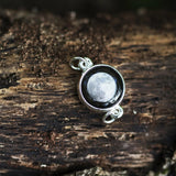 peace charm - 13mm - double linked (without chain)