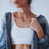 mini gold simplicity necklace