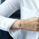 mini satellite bracelet in rose gold