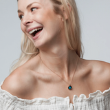 mini rose gold simplicity necklace