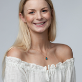 mini rose gold simplicity necklace