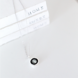 mini silver simplicity necklace