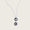 lunar twin charm necklace