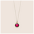 Pink Moon Mini Gold Simplicity Necklace