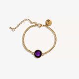 pink moon pallene bracelet in gold