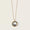 one moon locket in gold
