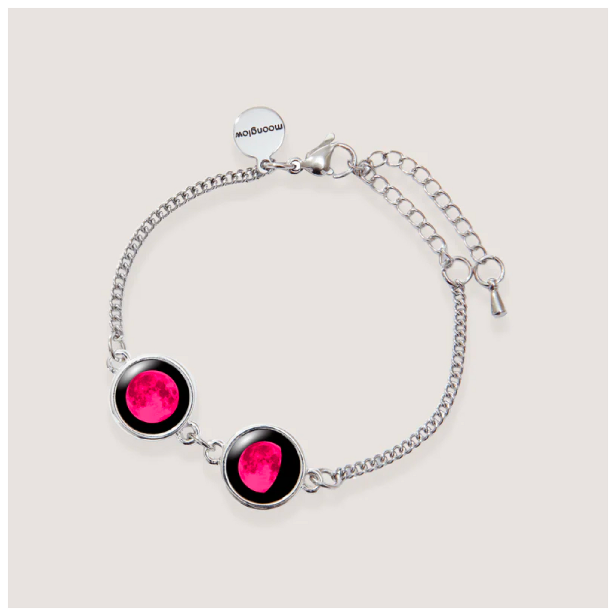 Pink Moon Double Moon Pallene Bracelet