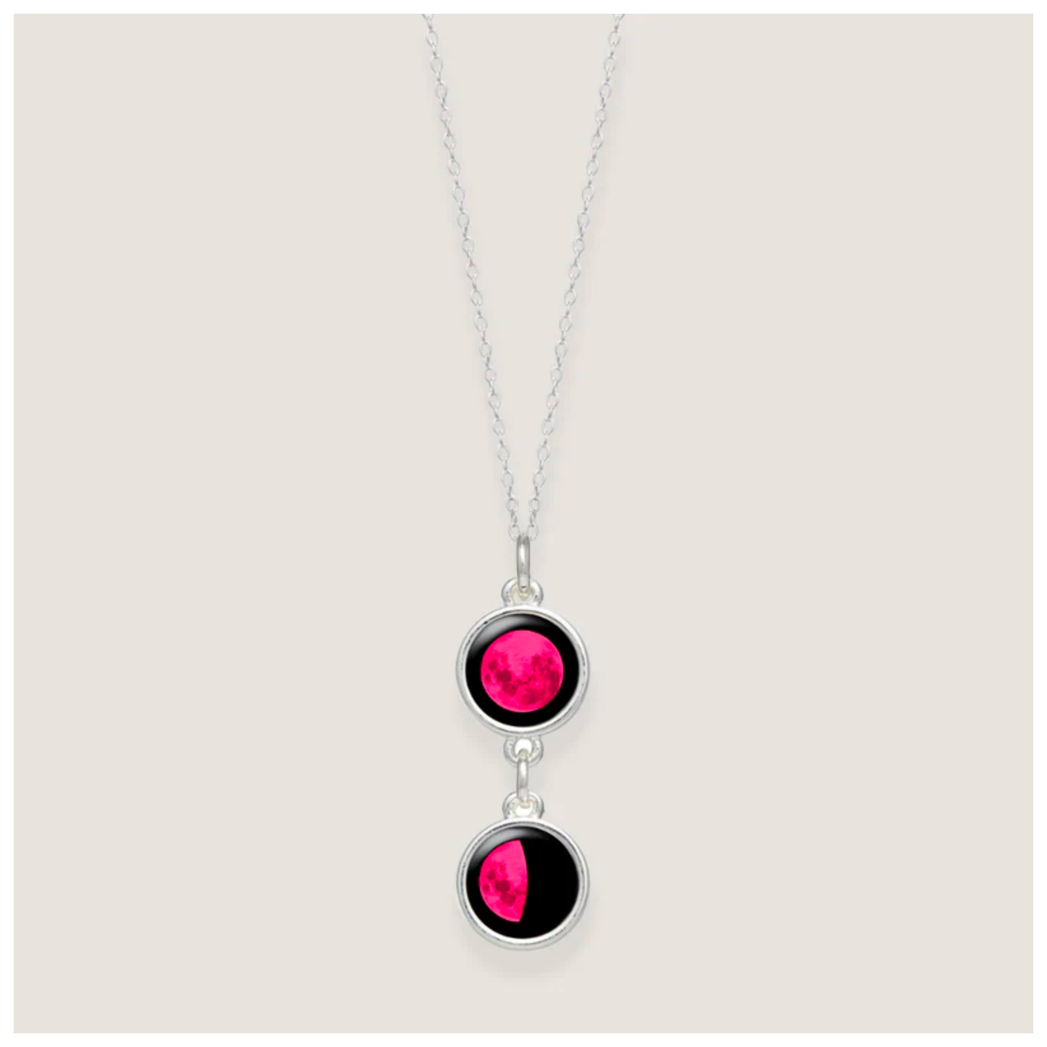 Pink Moon Mini Ituri Necklace