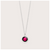 Pink Moon Mini Silver Simplicity Necklace