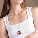 pink moon lovers in the locket in gold