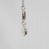 lunar twin charm necklace