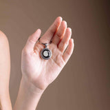 regio keychain in pewter