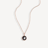 sky light necklace in rose gold