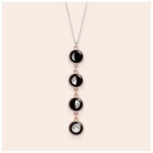 Mini Quadrupled Necklace in Rose Gold