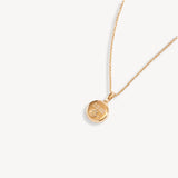 sky light necklace in gold